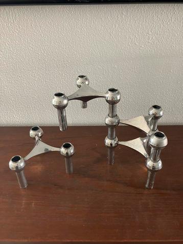 Stoff Nagel BMF vintage kandelaren set van 4 stuks beschikbaar voor biedingen