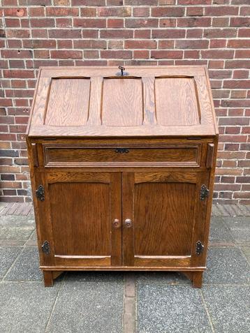 Secretaire - Eikenhout uit jaren 70 beschikbaar voor biedingen