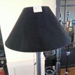 Grote lampenkap velours stof zwart vintage, Huis en Inrichting, Lampen | Lampenkappen, Overige vormen, Zo goed als nieuw, Zwart