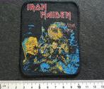 Iron Maiden zeer zeldzame 1985  live after death   patch 364, Verzamelen, Verzenden, Nieuw, Kleding
