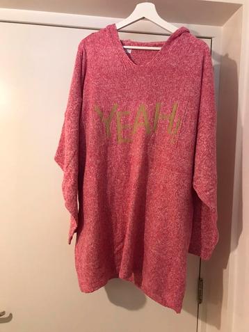 Super comfy roze mêlee sweater trui hoodie oto 72cm nieuw beschikbaar voor biedingen