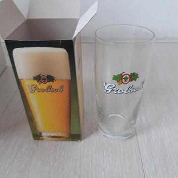 NIEUW IN DOOS Grolsch Jonker glazen, doos 6 stuks beschikbaar voor biedingen