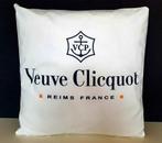 Veuve Clicquot Velours Dubbelzijdige Kussenhoezen 45cm., Verzenden, Nieuw, Wit, Vierkant