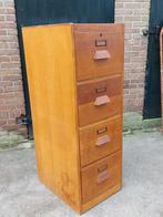 Oude vintage eiken kast dossier ladenkast EEKA dutch design, Huis en Inrichting, Kasten | Roldeurkasten en Archiefkasten, Zo goed als nieuw