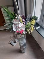 Vazen, kunstbloemen, raamdecoratie, decoratie, Huis en Inrichting, Ophalen, Gebruikt