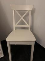 Ikea stoel hout Ingolf, Huis en Inrichting, Stoelen, Ophalen, Wit, Eén, Hout