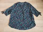 YESSICA zwarte tuniek met bloemenprint maat 46 ~ TH0057, Maat 46/48 (XL) of groter, Ophalen of Verzenden, Zo goed als nieuw, Yessica