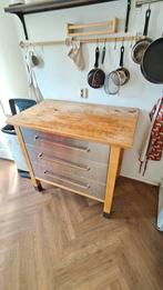 Keukenblok Ikea, Ophalen, 50 tot 100 cm, 3 of 4 laden, Minder dan 100 cm