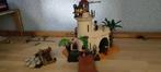 Piratenfort / riddersfort playmobil met veel extra's ridders, Ophalen, Gebruikt