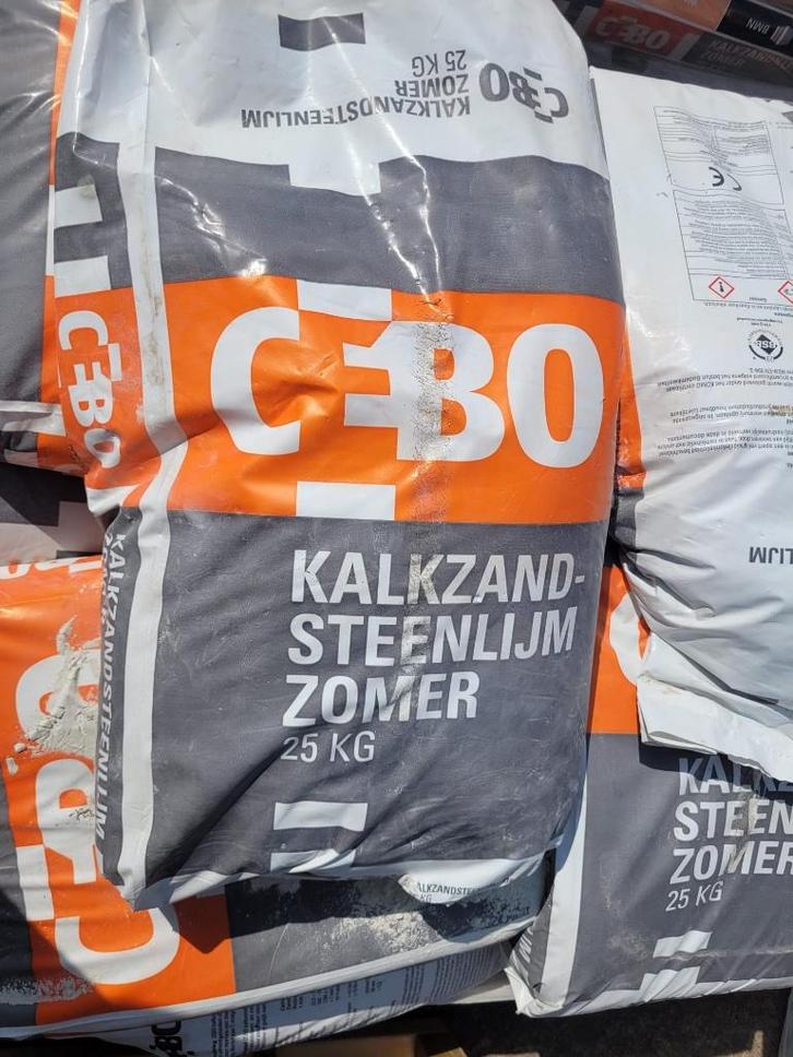 69 - Mortel voor kalkzandsteen, Doe-het-zelf en Verbouw, Metselstenen, Nieuw, Kalkzandstenen, Ophalen