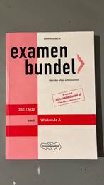 Examenbundel Wiskunde A VWO 2021/2022, Ophalen of Verzenden, VWO, Zo goed als nieuw, Wiskunde A