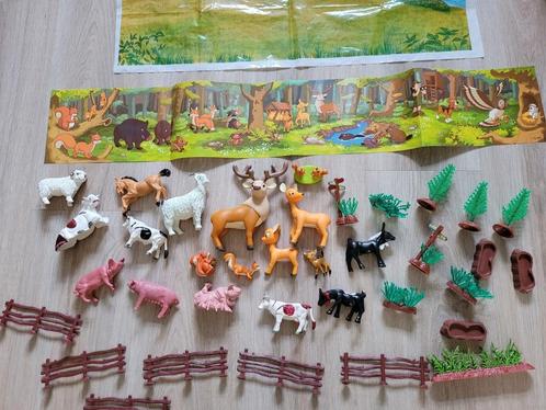 Doos met boerderij dieren en bos dieren, Kinderen en Baby's, Speelgoed | Overig, Zo goed als nieuw, Jongen of Meisje, Ophalen of Verzenden