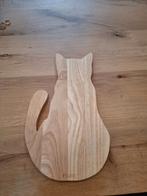 Houten snijplank in de vorm van een kat, Ophalen of Verzenden, Zo goed als nieuw