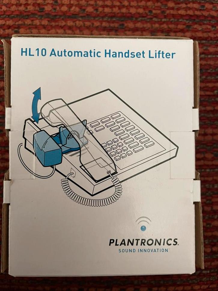 Poly Poly HL10 handset-lifter met rechte plug TAA, Computers en Software, Vintage Computers, Ophalen of Verzenden