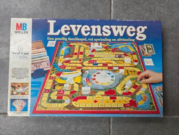 Levensweg bordspel MB spellen vintage beschikbaar voor biedingen