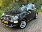 Fiat 500c 1.0 Hybrid Dolcevita Cabrio 1 Eig.b.j.6-2022 Leer,, Auto's, Voorwielaandrijving, Gebruikt, Cabriolet, 4 stoelen