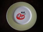 Blond dinerbord 'Nice to meet you' gele rand 26,5, Blond Amsterdam, Ophalen of Verzenden, Zo goed als nieuw, Bord(en)