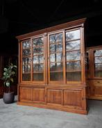 Eikenhouten notariskast | Hoge buffetkast schuifdeuren #2458, Niet ingevuld, 200 cm of meer, Niet ingevuld, Ophalen of Verzenden