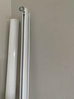 Gordijnrails - 2 stuks van 2 meter, Huis en Inrichting, Minder dan 50 cm, Gebruikt, 200 cm of meer, Wit