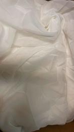50% stof korting witte vitrages op maat, 200 cm of meer, Wit, Nieuw, Ophalen of Verzenden