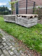 Stoeptegels ongeveer 240 stuks, Tuin en Terras, Tegels en Klinkers, Ophalen, Zo goed als nieuw, Beton, Terrastegels