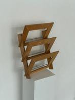 Tijdschriftenhouder - book holder - magazine houder plywood, Ophalen, Zo goed als nieuw