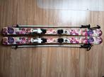 Skies 130cm en stokken 100cm, Sport en Fitness, Skiën en Langlaufen, Gebruikt, 100 tot 140 cm, Skiën, Ski's