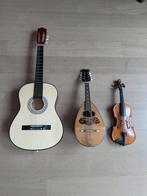 Diverse snaarinstrumenten: Gitaar, Luit en Viool, Muziek en Instrumenten, Snaarinstrumenten | Overige, Ophalen of Verzenden, Gebruikt