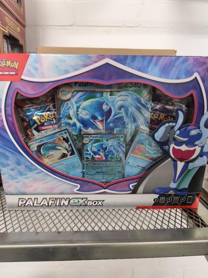 Pokemon Palafin Ex box, Hobby en Vrije tijd, Verzamelkaartspellen | Pokémon, Nieuw, Boosterbox, Foil, Ophalen of Verzenden