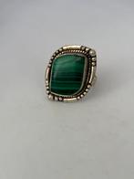 Malachiet Edelsteen Ring Handgemaakt - Maat 18, Sieraden, Tassen en Uiterlijk, Ringen, Nieuw, Ophalen of Verzenden, 17 tot 18