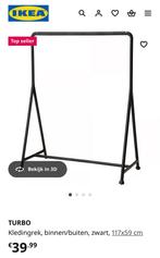 Kledingrek Zwart - IKEA - Turbo, Kleding | Dames, Kledingrekken, Ophalen of Verzenden, Zo goed als nieuw