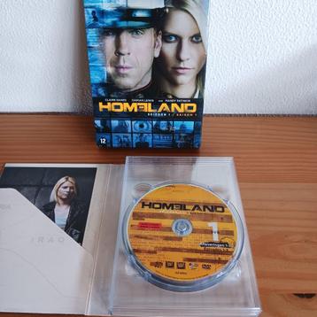 Homeland, seizoen 1, box met 4 dvd's  beschikbaar voor biedingen
