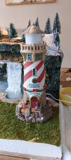 Lemax vuurtoren met duinen, Ophalen of Verzenden