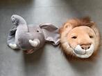 Dierenkoppen Bibib & Rain Box - Kindekamer Decoratie, Ophalen of Verzenden, Zo goed als nieuw, Overige typen