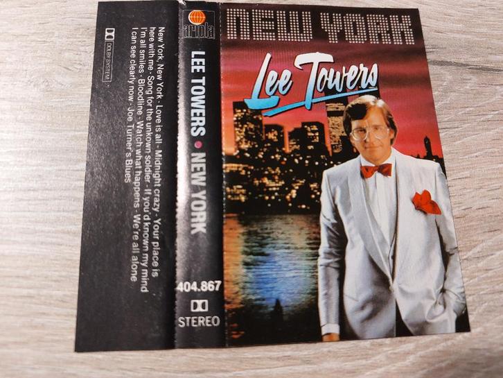 LEE TOWERS - NEW YORK (MC), Cd's en Dvd's, Cassettebandjes, Zo goed als nieuw, Origineel, Pop, 1 bandje, Ophalen of Verzenden