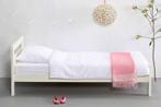 Eenpersoons bed wit lattenbodem, Ophalen, Gebruikt, 90 cm, Eenpersoons