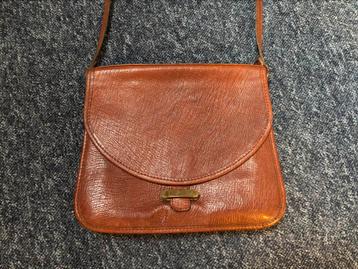 Chestnut collection echt lederen schoudertas zgan beschikbaar voor biedingen