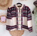 Vintage norway wollen vest Nordstrikk noors 80s style, Niet ingevuld, Niet ingevuld, Ophalen of Verzenden, Zo goed als nieuw
