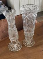 3 vaasjes  h21 / 20cm onderzetters dia 8cm, Ophalen of Verzenden