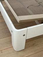 Witte Auping Auronde 100x200 cm met verstelbare spiraalbodem, Ophalen, Eenpersoons, Wit, 200 cm