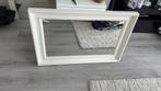 Spiegel (wit) 90x60 cm, Huis en Inrichting, Woonaccessoires | Spiegels, Ophalen, Zo goed als nieuw, Rechthoekig, Minder dan 100 cm