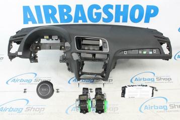 Airbag set Dashboard zwart stiksels rond airbag Audi Q5-8R beschikbaar voor biedingen