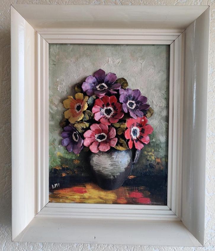 Reliëf schilderij van D. Mascherini-Horvers, Antiek en Kunst, Kunst | Schilderijen | Klassiek, Ophalen