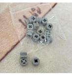 16x LEGO Part No 4624 Wheel 8mm x 6mm wiel wielen grijs, Lego, Ophalen of Verzenden, Zo goed als nieuw, H