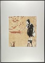Banksy - New Orleans Girl and Mouse, Ophalen of Verzenden