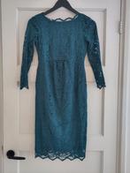 Petrol kanten zwangerschapsjurk maat 36, H&M, Blauw, Jurk, Ophalen of Verzenden