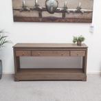 Sidetable Impress 160x80 cm 3 lade | Showroommodel, Ophalen, 100 tot 150 cm, Eikenhout, Zo goed als nieuw