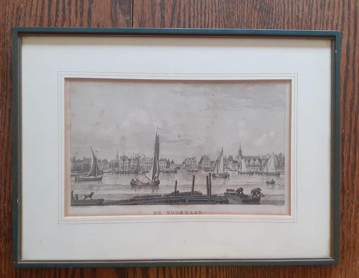 Gravure De Voorzaan - J. Bulthuis - 1794 - Zaandam, Antiek en Kunst, Kunst | Etsen en Gravures, Ophalen