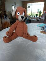 Gehaakte knuffel hond  ongeveer 30 cm zie foto, Ophalen of Verzenden, Nieuw, Hond