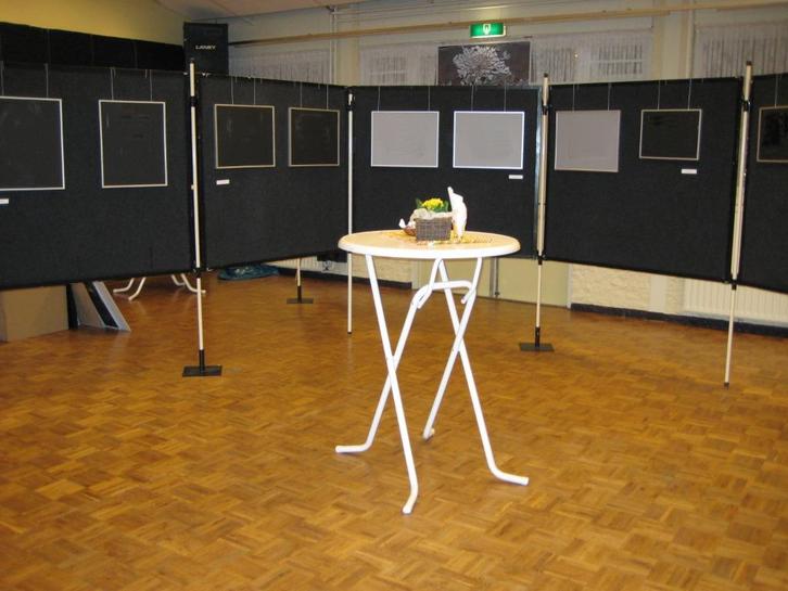 Tentoonstelling / Expositie borden, Hobby en Vrije tijd, Overige Hobby en Vrije tijd, Gebruikt, Ophalen